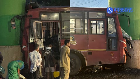 MSRTC bus Accident