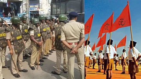 Police Raid on RSS Office