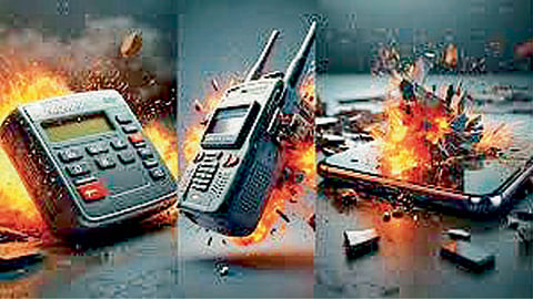 Pager Device Blast
