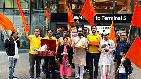 Sant dnyaneshwar and sant tukaram chal paduka in london