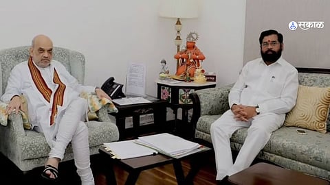 Leaders from the Mahayuti alliance engaged in a meeting for Maharashtra Assembly Election 2024 seat-sharing negotiations.