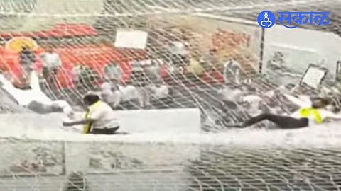 Dhangar Reservation Protester Jumped