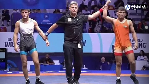 Chirag Chikkara wins gold at  at U23 World Wrestling Championship