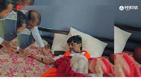  Maratha Reservation Manoj Jarang patil health suddenly worsened  marathwada Jalna  Antarwali Sarathi 