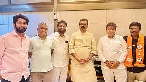 kapil patil and vishwanath bhoir visit