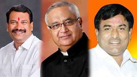 Ramesh Adaskar, Prakash Solanke and Mohan jagtap