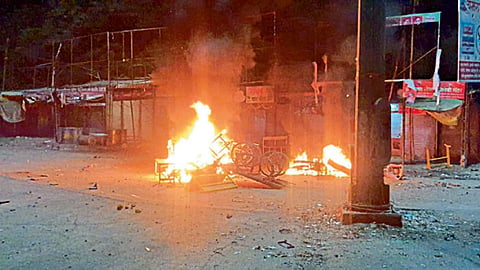 riot in dhad village