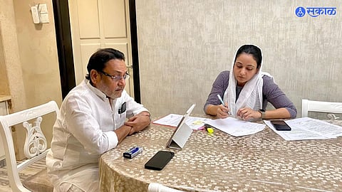 Nawab Malik Mentors Sana Malik 