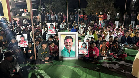 Candle March for Sarpanch Santosh Deshmukh