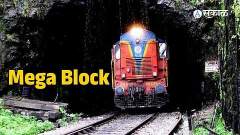 mumbai pune railway mega block Kamshet-Talegaon  on Lonavala trains and local late 