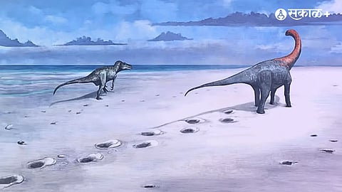 dinosaur footprint found in UK