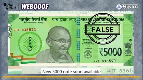 Fact Check: आरबीआय 5000 रुपयांची नोट चलनात आणणार नाही, सोशल मीडियात खोटा दावा व्हायरल 