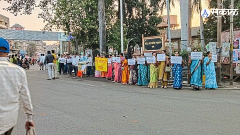 Satara in Protest against Bangladeshis