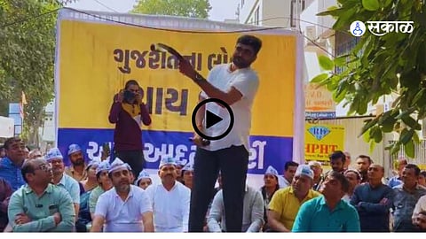 Public shocked as AAP leader uses whip on himself in viral video