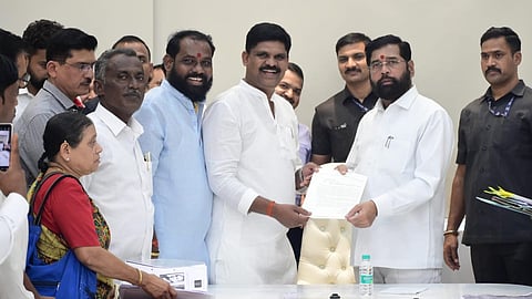 Eknath Shinde, charandas chavare and ramesh baraskar