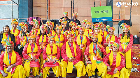  Sangli’s Lezim team dazzles on Delhi's Duty Path, performing to 'Sare Jahan Se Achha' for the first time at the Republic Day parade.