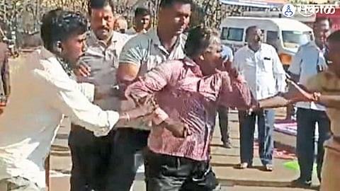 Plus : माजी सैनिकाचा आत्मदहनाचा प्रयत्न: पलूसमधील घटना; जमीन कब्‍जाला स्‍थगिती असताना कार्यवाहीने संतप्‍त