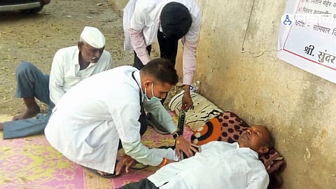 The health of a former soldier on hunger strike in Ahilyanagar worsens, while suspension action is imposed without prior notice.
