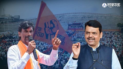manoj jarange patil and cm devendra fadnavis