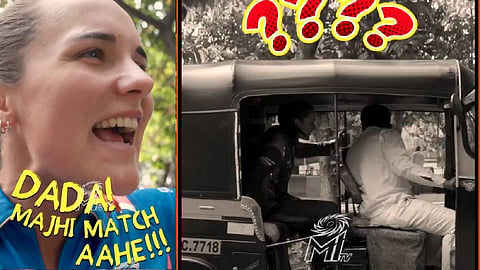 Amelia Kerr spotted in Mumbai auto rickshaw