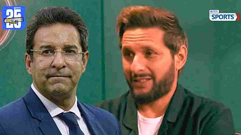Shahid Afridi Clashes with Wasim Akram 