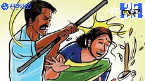 Police action taken after a woman files harassment case against her husband demanding money from her parental home for wedding costs."