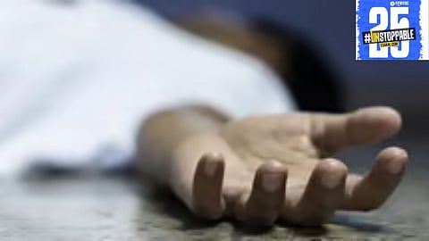 Scene from Ahilyanagar where a man allegedly died by suicide while his wife was hospitalized in a mysterious turn of events