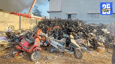 Electric Bike Fire