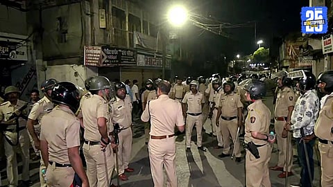 police route march in sensetive area nagpur