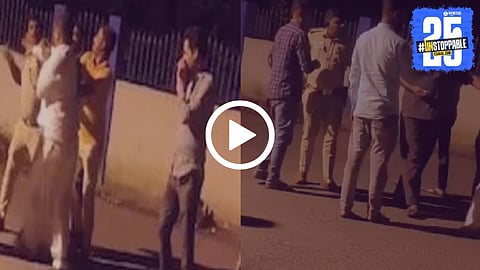 Karnataka BJP Leader and Police Officer Engage in Midnight Slap Fight