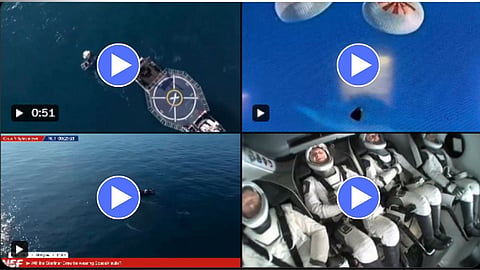 Sunita Williams Return to earth Videos