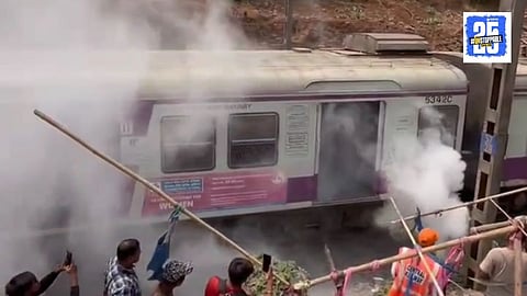 Mumbai Local Fire