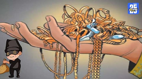 A theft was reported at the residence of a Solapur police officer’s brother,