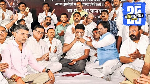 Ambadas Danve condemns the statue desecration, demands quick action against the culprits.