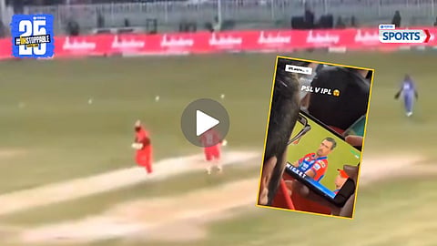 Fans caught watching IPL on phone during PSL match