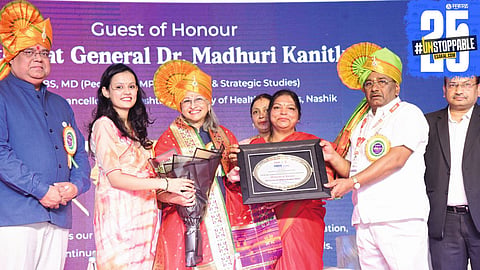 Lt. Gen. Madhuri Kanitkar addresses youth at ‘Spandan Yuva’ festival; 400 participants from across Maharashtra take part.