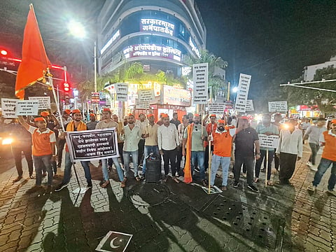 पहलगाम हल्ल्याचा सांगवी परिसरात निषेध