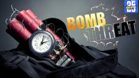 bomb threat received via email.