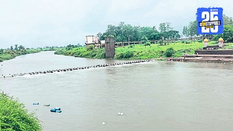 Early showers in Kolhapur cause rise in Panchganga River and may delay Rohini crop sowing