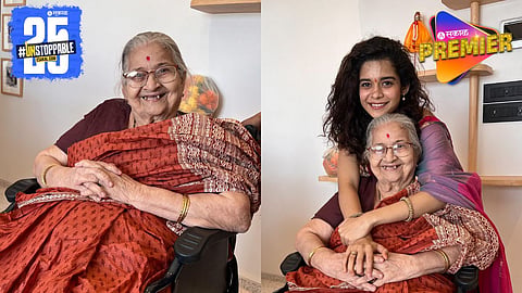 Mithila Palkar With Her Grandmother