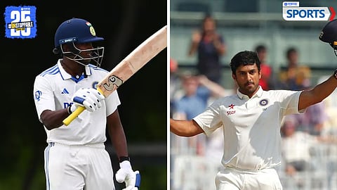 Sai Sudharsan and Karun Nair