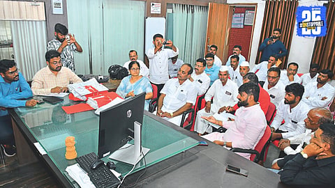 NCP protest