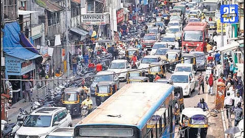 dagdusheth ganpati temple road traffic