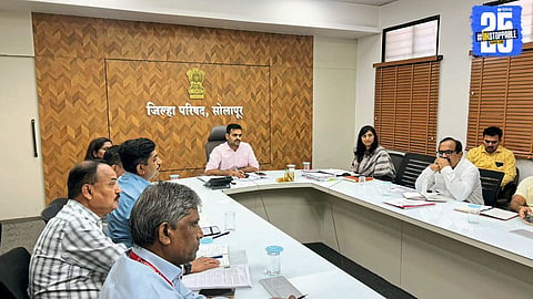 CEO Jangam reviewing Ashadhi Yatra preparations; warns officials of action for lapses in Warkari services.