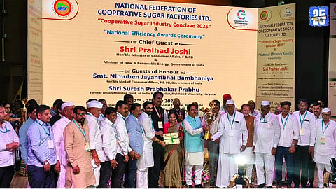 Vighnahar Sugar Factory Honored with Best Sugarcane Development Award