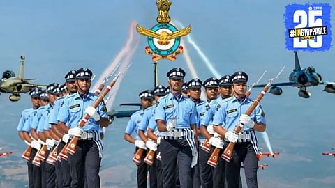 Indian Air Force officials during a recruitment drive for Group Y Medical Assistant Trade – a golden opportunity for 12th pass youth in 2025.

