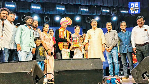 Musical Honor! Omkar Salunkhe Awarded as Renowned Drum Pad Artist of Maharashtra
