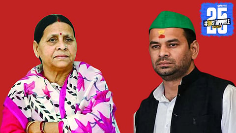 Rabri Devi addresses a public gathering, breaking her silence on Tej Pratap Yadav's controversy amid heightened political tensions in Bihar.

