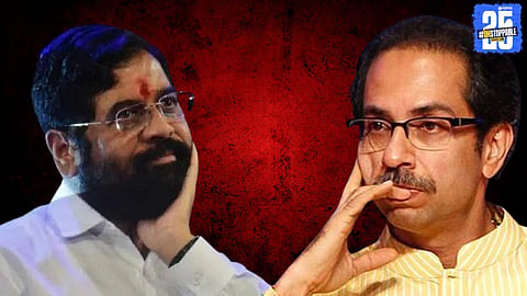 Deputy CM Eknath Shinde addresses media over Uddhav Thackeray's remarks and gives a pointed reply to Raj Thackeray’s statements during a press interaction in Maharashtra.

