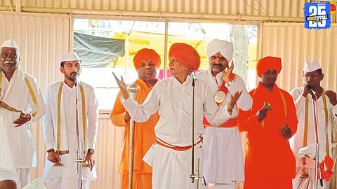 "Service to Gomata is the highest Dharma – Bhaskargiri Maharaj shares Wari’s essence in Kalya Kirtan at Pandharpur."